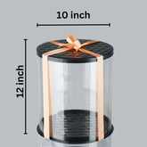 Clear Cake Box 10x10x12 inch | Rs. 190 per Piece | Box of 10 Pieces